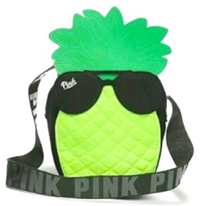 Pink Victoria secret Pineapple Purse Retired Nwt